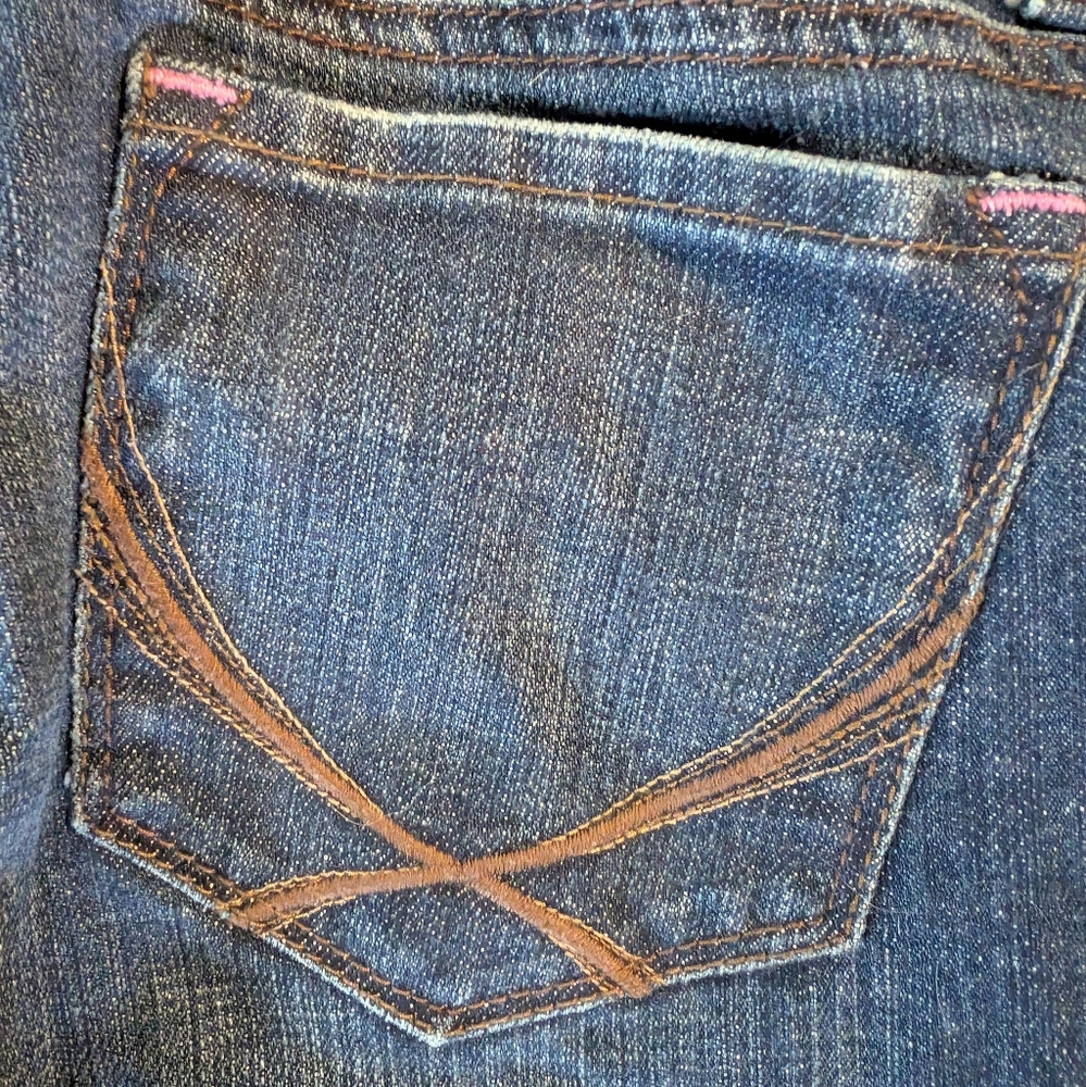 Pink Victoria's Secrets Blue Jeans - Picture 4 of 13